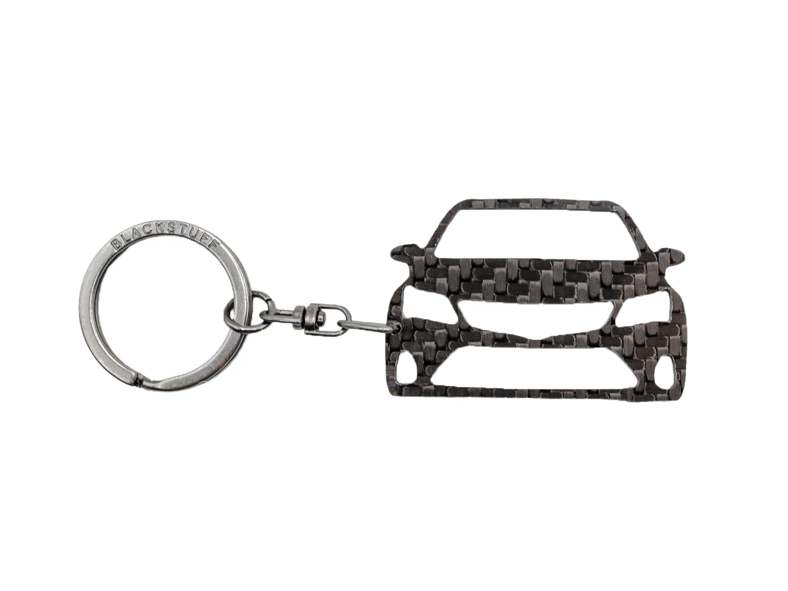 BlackStuff Carbon Fiber Keychain Keyring Ring Holder Compatible with Avensis 2009-2015 BS-928