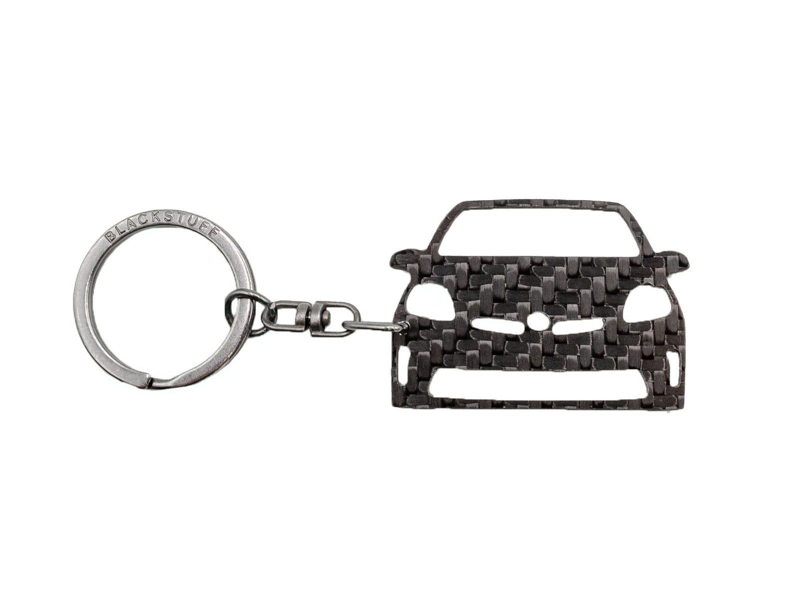 BlackStuff Kohlefaser Schlüsselanhänger Schlüsselanhänger Halter Kompatibel mit Prius MK3 XW30 2009–2015 BS-936