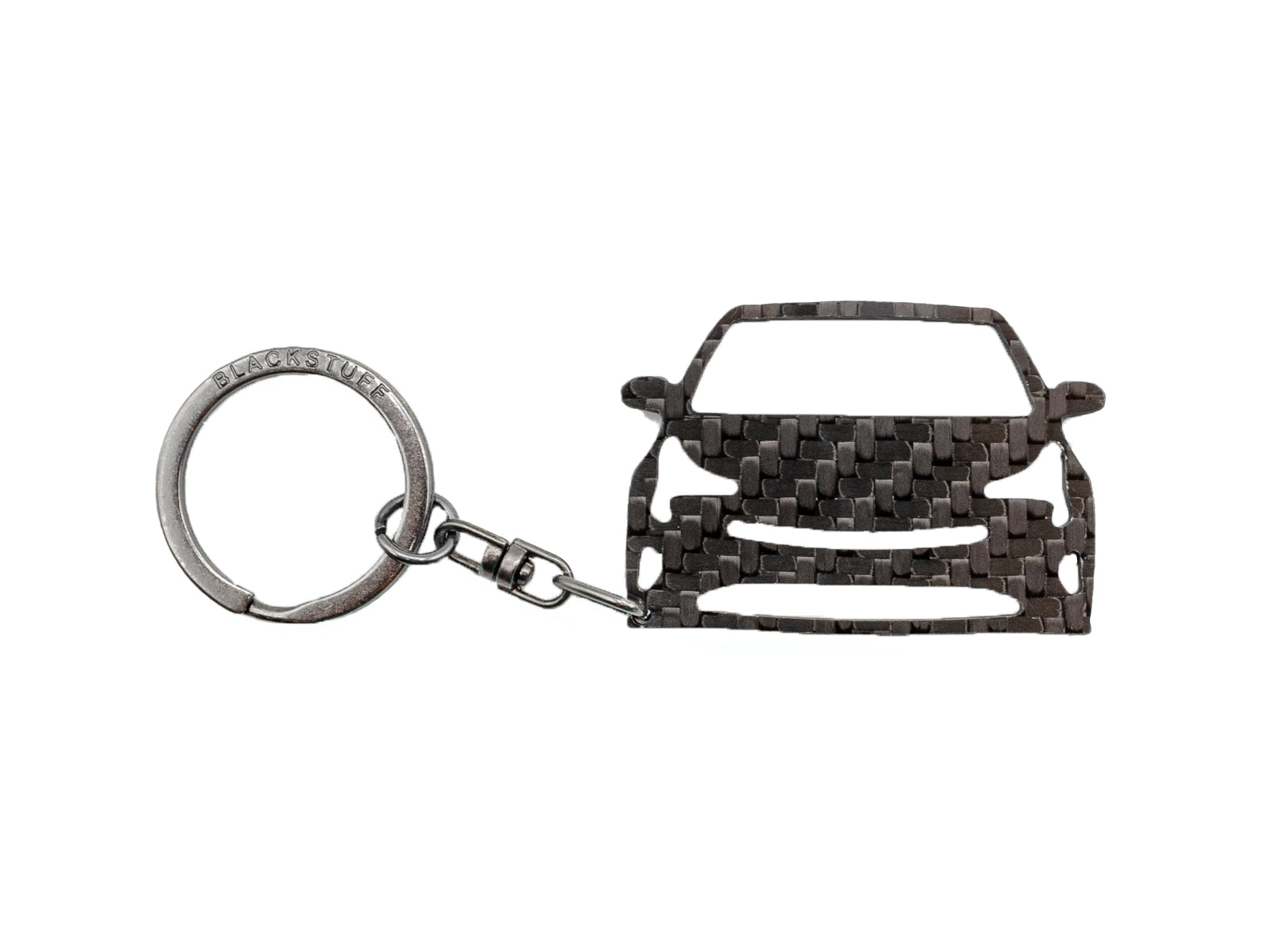 BlackStuff Carbon Fiber Keychain Keyring Ring Holder Compatible with Prius MK4 XW50 2015+ BS-937