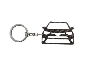 BlackStuff Carbon Fiber Keychain Keyring Ring Holder Compatible with RAV4 XA40 2016-2018 BS-939