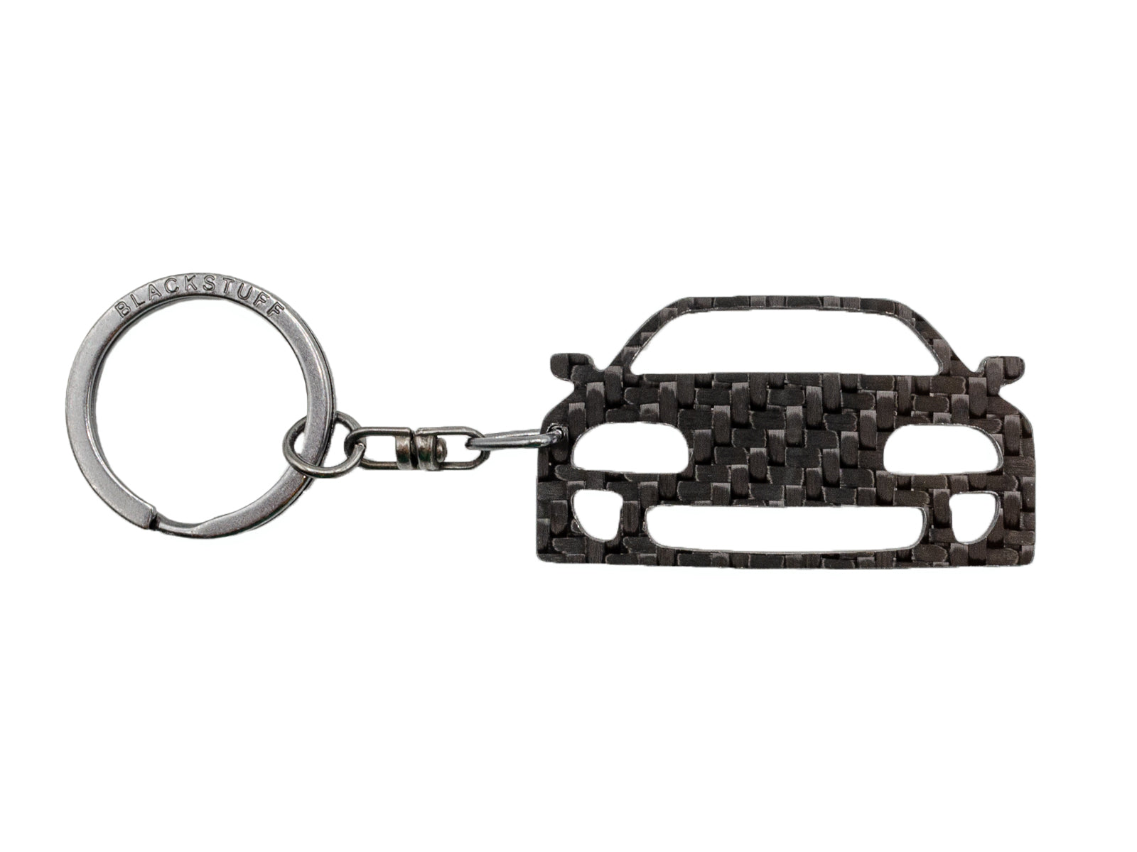 BlackStuff Carbon Fiber Keychain Keyring Ring Holder Compatible with Supra MK4 A80 1993-2002 BS-941