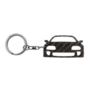 BlackStuff Carbon Fiber Keychain Keyring Ring Holder Compatible with Supra MK4 A80 1993-2002 BS-941