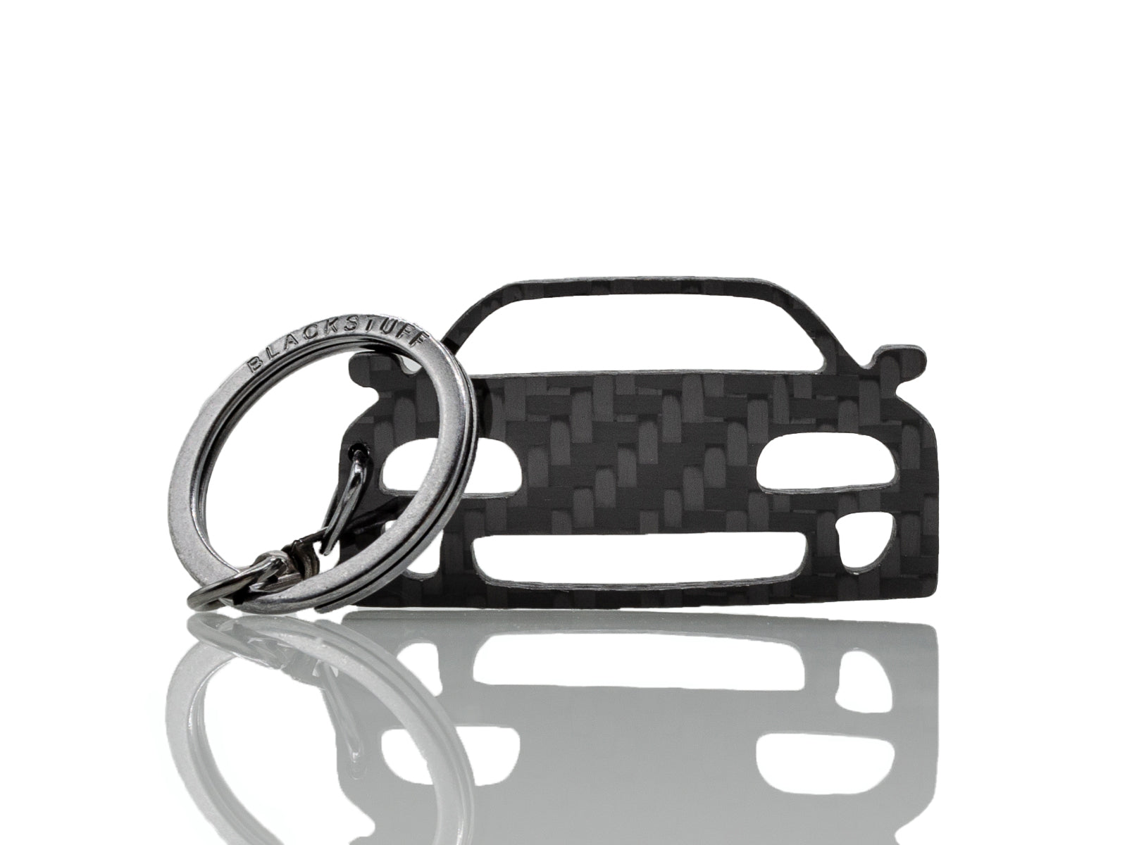 BlackStuff Carbon Fiber Keychain Keyring Ring Holder Compatible with Supra MK4 A80 1993-2002 BS-941