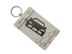 BlackStuff Carbon Fiber Keychain Keyring Ring Holder Compatible with Supra mk5 J29 Db 2019+ BS-942