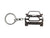 BlackStuff Carbon Fiber Keychain Keyring Ring Holder Compatible with Tacoma MK3 N300 2016+ BS-943