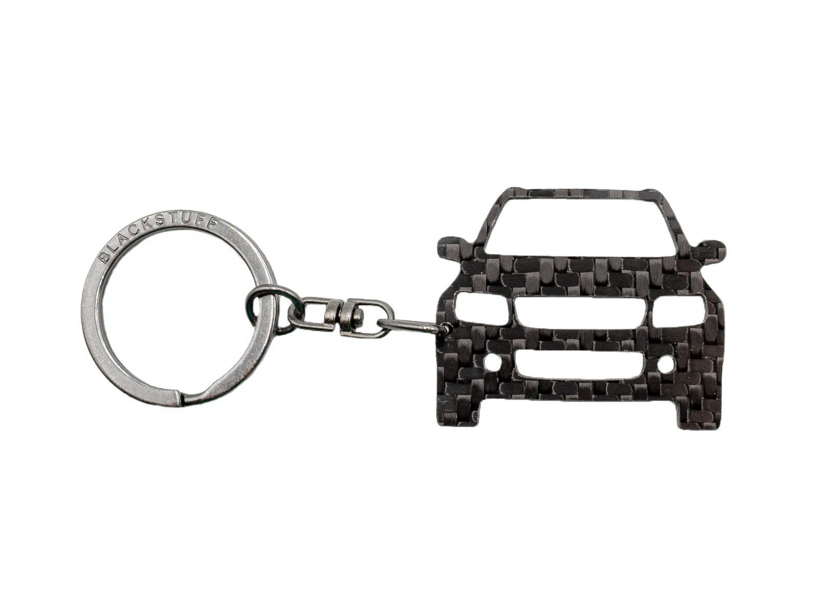 BlackStuff Carbon Fiber Keychain Keyring Ring Holder Compatible with Grand Vitara 2005-2017 BS-947