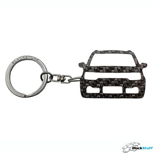 BlackStuff Carbon Fiber Keychain Keyring Ring Holder Compatible with  Ignis 2016+ BS-948