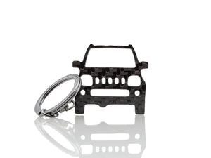 Portachiavi portachiavi in ​​fibra di carbonio BlackStuff compatibile con Jimny 1998-2012 BS-949