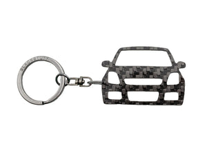 BlackStuff Carbon Fiber Keychain Keyring Ring Holder Compatible with Swift Sport MK2 2004-2012 BS-952