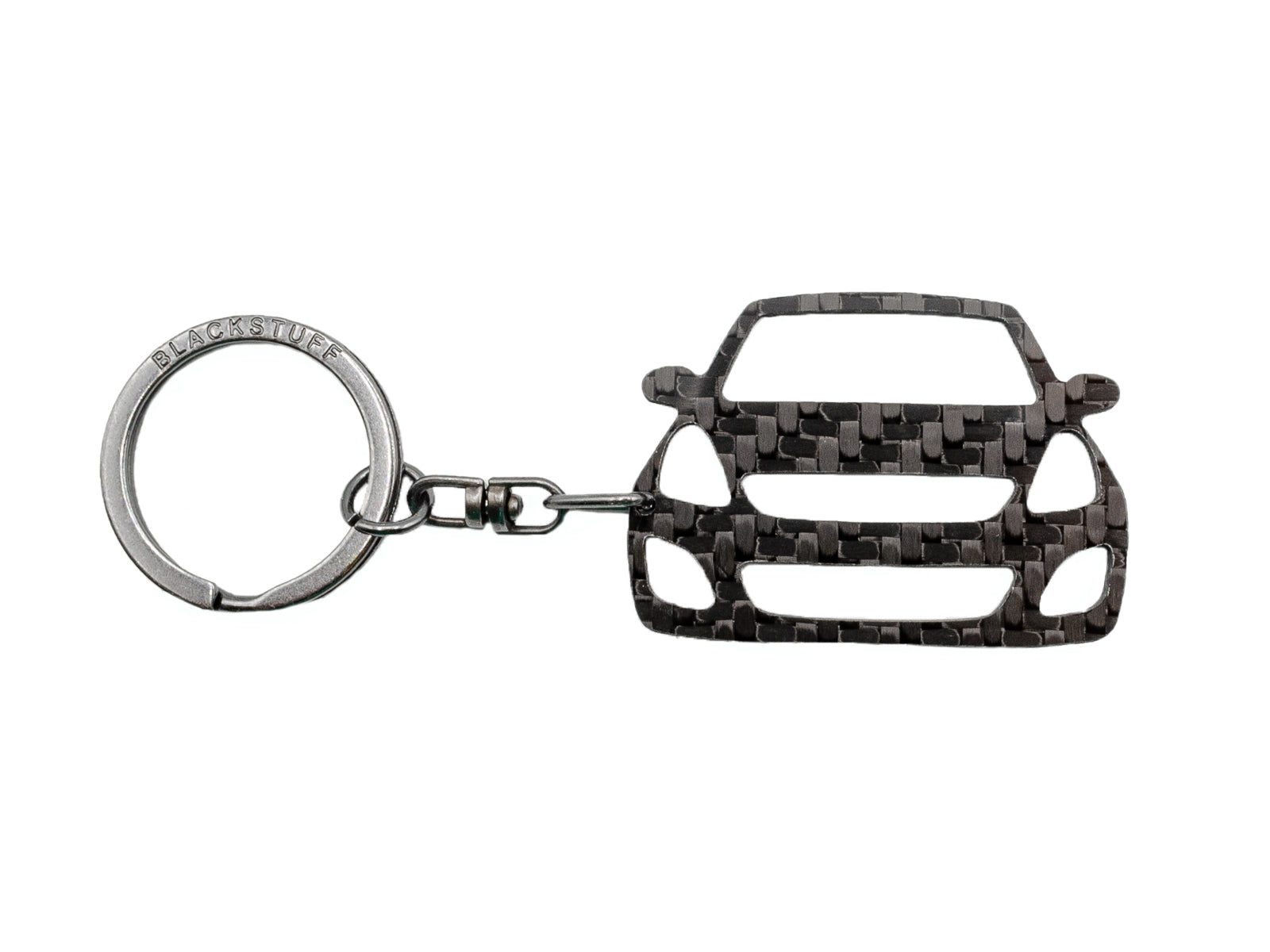 BlackStuff Carbon Fiber Keychain Keyring Ring Holder Compatible with Swift Sport MK3 2010-2017 BS-953