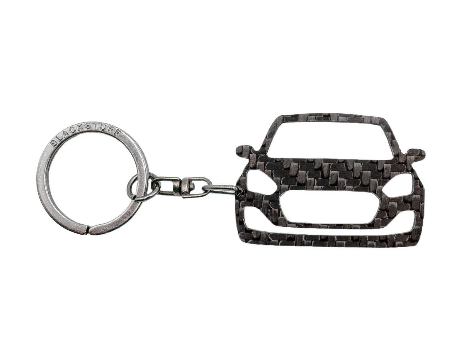 BlackStuff Carbon Fiber Keychain Keyring Ring Holder Compatible with Swift MK4 2017+ BS-954