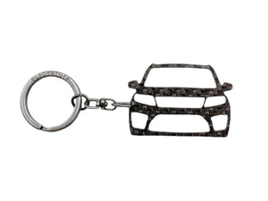 BlackStuff Carbon Fiber Keychain Keyring Ring Holder Compatible with Vitara 2015+ BS-957