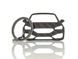 BlackStuff Carbon Fiber Keychain Keyring Ring Holder Compatible with Leon MK4 FR Cupra 2020 BS-959