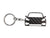 BlackStuff Carbon Fiber Keychain Keyring Ring Holder Compatible with Model 3 BS-960