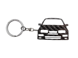 BlackStuff Carbon Fiber Keychain Keyring Ring Holder Compatible with Sierra RS Cosworth 1986-1992 BS-967