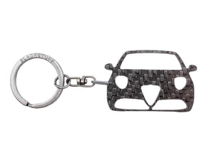 BlackStuff Carbon Fiber Keychain Keyring Ring Holder Compatible with Mito 2016-2018 BS-976