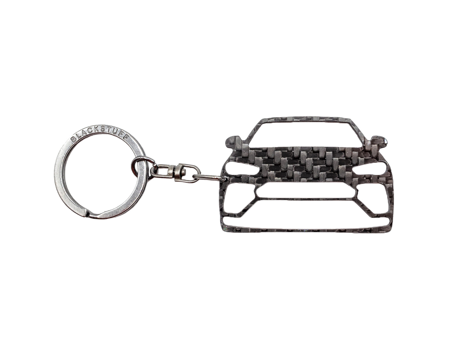 BlackStuff Carbon Fiber Keychain Keyring Ring Holder Compatible with Urus BS-985