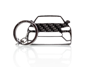 BlackStuff Carbon Fiber Keychain Keyring Ring Holder Compatible with Urus BS-985