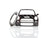 BlackStuff Carbon Fiber Keychain Keyring Ring Holder Compatible with Cooper S R50 R52 R53 2000-2006 BS-986