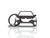 BlackStuff Carbon Fiber Keychain Keyring Ring Holder Compatible with Captur 2020 BS-988