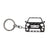 BlackStuff Carbon Fiber Keychain Compatible with 500X Cross BS-993