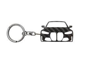 BlackStuff Carbon Fiber Keychain Compatible with M3 M4 G80 G81 G82 2020 BS-999