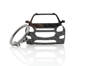 BlackStuff Carbon Fiber Keychain Keyring Ring Holder Compatible with Equinox 2016-2018 BSU-102