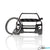 BlackStuff Carbon Fiber Keychain Keyring Ring Holder Compatible with Explorer 2016-2019 BSU-111