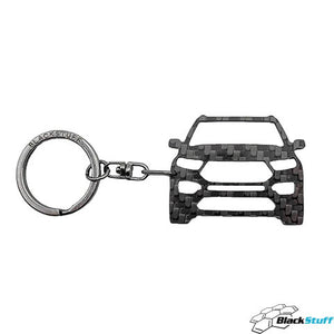 BlackStuff Carbon Fiber Keychain Keyring Ring Holder Compatible with Explorer 2020+ BSU-112