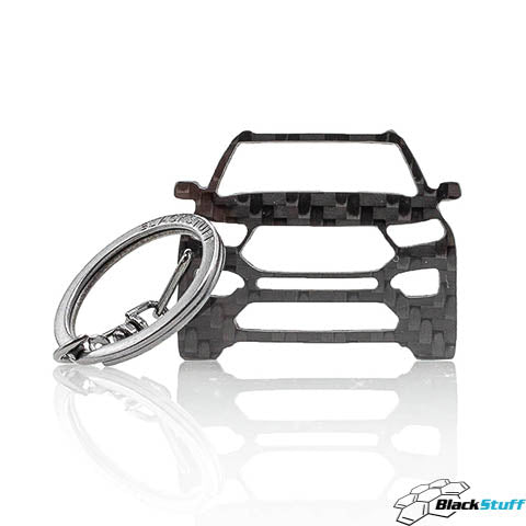 BlackStuff Carbon Fiber Keychain Keyring Ring Holder Compatible with Explorer 2020+ BSU-112