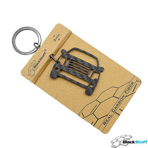 BlackStuff Carbon Fiber Keychain Keyring Ring Holder Compatible with F-150 2009-2015 BSU-113