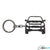 BlackStuff Carbon Fiber Keychain Keyring Ring Holder Compatible with F-150 SVT RAPTOR 2009-2015 BSU-118