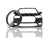 BlackStuff Carbon Fiber Keychain Keyring Ring Holder Compatible with DS7 Crossback BS-891