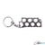 BlackStuff Carbon Fiber Keychain Keyring Ring Holder Head Gasket Compatible with VAG VR6 HG-112