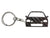 BlackStuff Carbon Fiber Keychain Keyring Ring Holder Compatible with CR-X Del Sol 1990-1997 BS-899