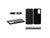 Custodia per telefono leggera in vera fibra di carbonio e silicone BlackStuff compatibile con Huawei P40 BS-2023