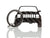 BlackStuff Carbon Fiber Keychain Keyring Ring Holder Compatible with Cherokee XJ BS-900