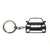 BlackStuff Carbon Fiber Keychain Keyring Ring Holder Compatible with Velar BS-660