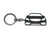 BlackStuff Carbon Fiber Keychain Keyring Ring Holder Compatible with E Class W212 Facelift 2013-2016 BS-600