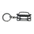 BlackStuff Carbon Fiber Keychain Keyring Ring Holder Compatible with E Class W213 2016 BS-198