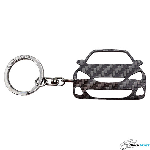 BlackStuff Carbon Fiber Keychain Compatible with Astra J 2009-2015 BS-191