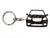 BlackStuff Carbon Fiber Keychain Keyring Ring Holder Compatible with Mokka BS-796