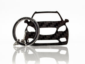 BlackStuff Carbon Fiber Keychain Keyring Ring Holder Compatible with Mokka BS-796