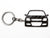 BlackStuff Carbon Fiber Keychain Keyring Ring Holder Compatible with Vectra C 2002-2005 BS-799