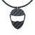 Race Helmet Carbon Fiber Pendant and Leather Necklace by Sigil SG-127