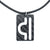 Libra Zodiac Carbon Fiber Pendant and Leather Necklace by Sigil SG-118