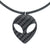 Alien Carbon Fiber Pendant and Leather Necklace by Sigil SG-130