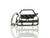 BlackStuff Carbon Fiber Keychain Keyring Ring Holder Compatible with Clio II Phase III 2005-2009 BS-919