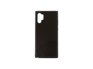 BlackStuff Genuine Carbon Fiber and Silicone Lightweight Phone Case Compatible with Samsung Note 10 Plus BS-2032