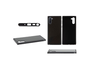 Custodia per telefono leggera in vera fibra di carbonio e silicone BlackStuff compatibile con Samsung Note 10 BS-2031